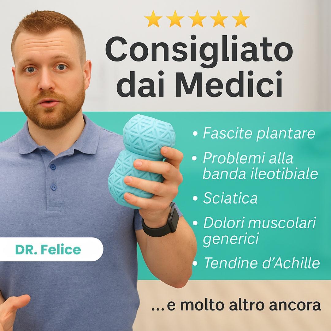 Rullo massaggiante/vibrante portatile